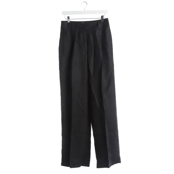 Pants, in Dark Gray, Linen, Peserico