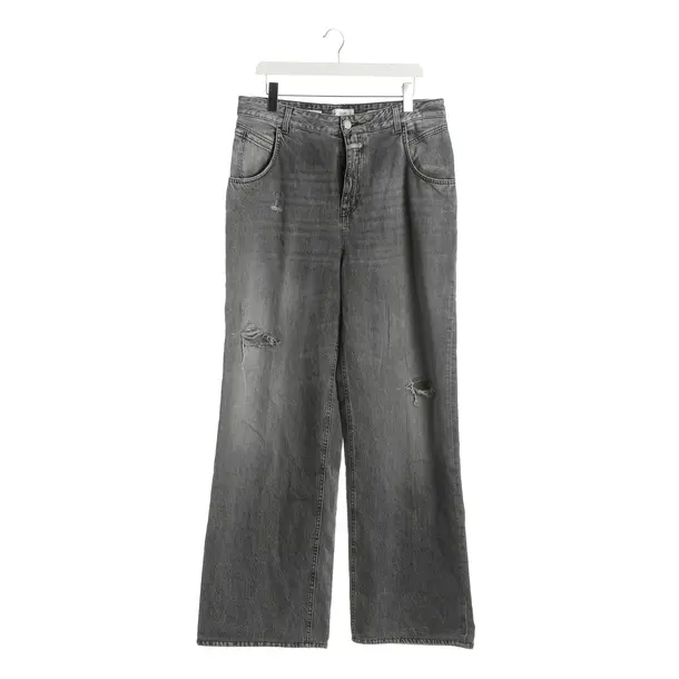 Jeans Straight Fit, in Grau, Baumwolle, Closed