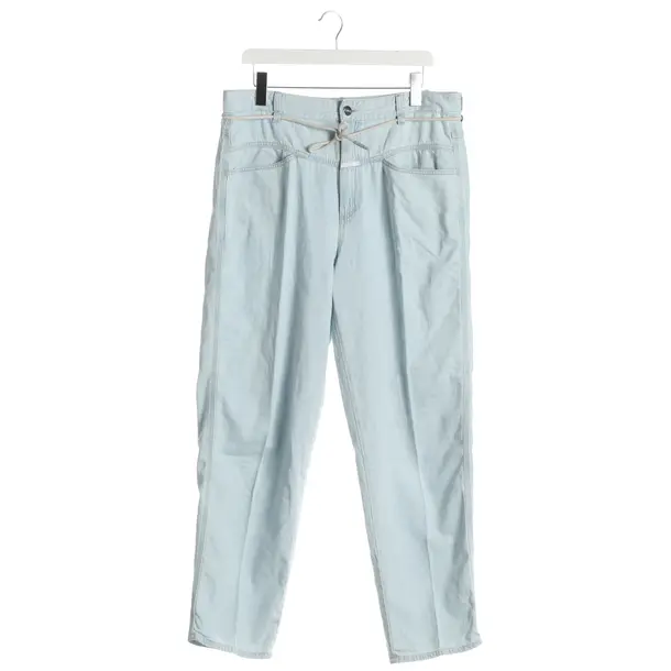 Straight Fit Jeans, in Light Blue, Cotton, Closed