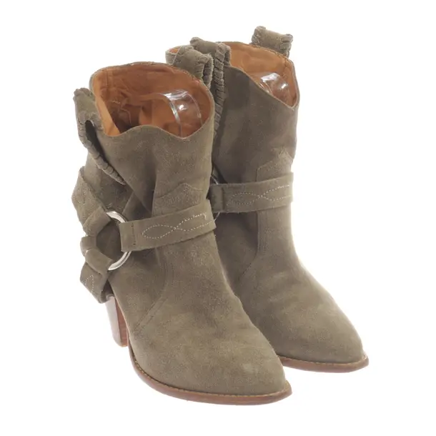 Ankle Boots, in Green, Isabel Marant Étoile