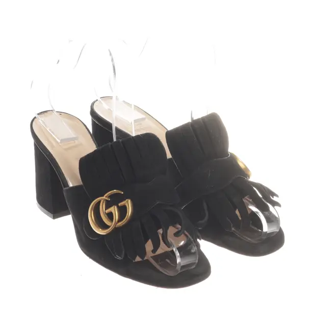 Heeled Sandals, in Black, Gucci