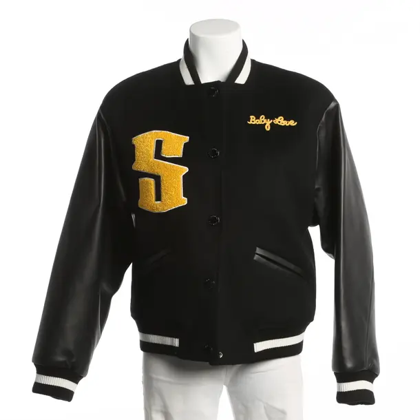 Mid-Season Jacket, in Black, Wool, Sandro