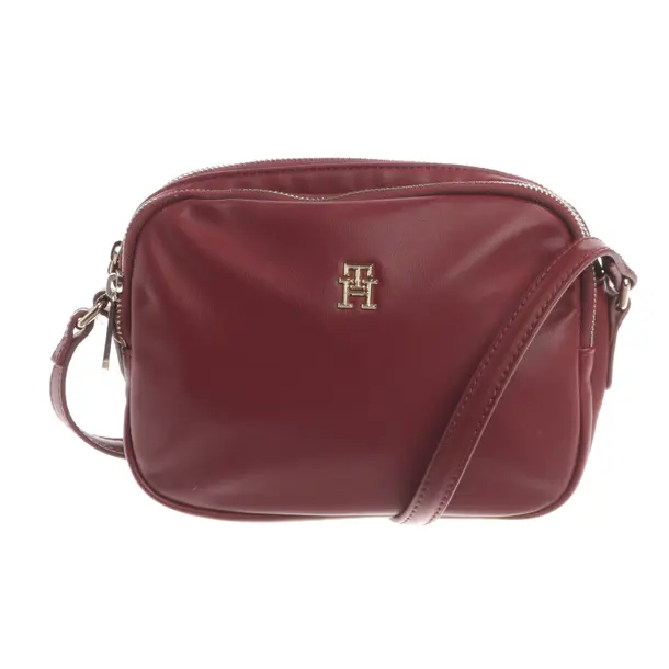 Umhängetasche, in Rot, Leder, Tommy Hilfiger