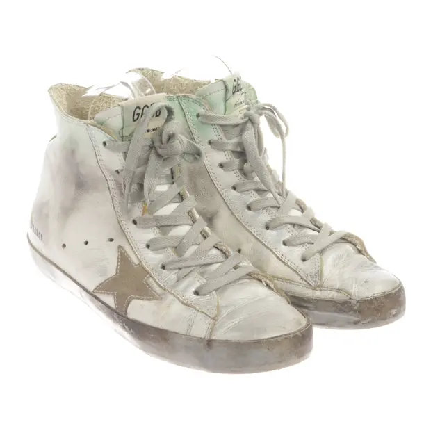 High-Top Sneakers, in Silver, Golden Goose