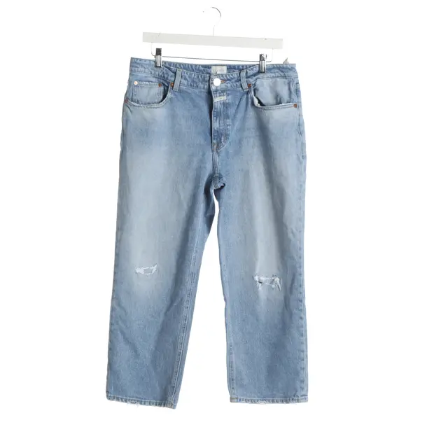 Straight Fit Jeans, in Blue, Cotton, Closed