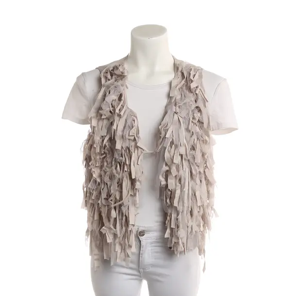 Vest, in Light Gray, Silk, Marc Cain