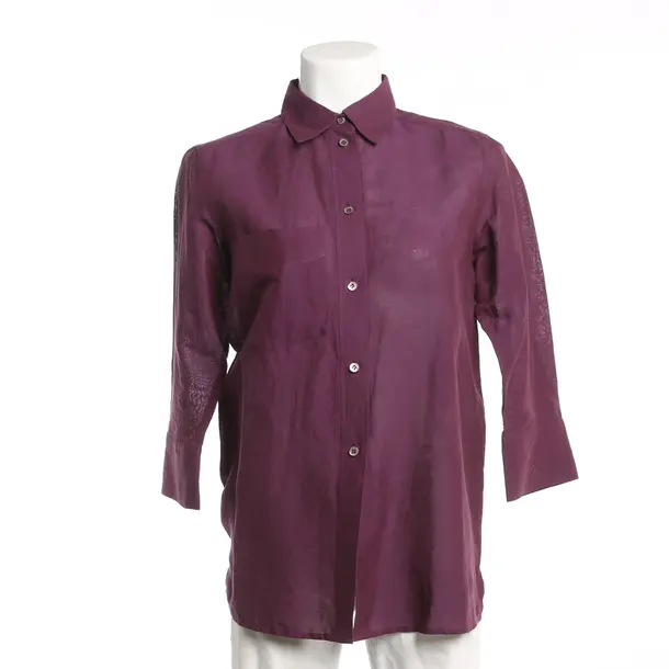 Bluse, in Lila, Leinen, Aigner