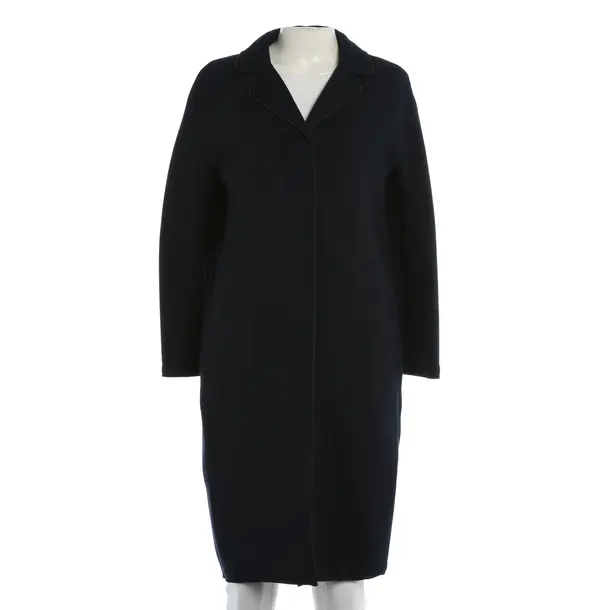 Mid-Season Coat, in Navy, Viscose, Max Mara
