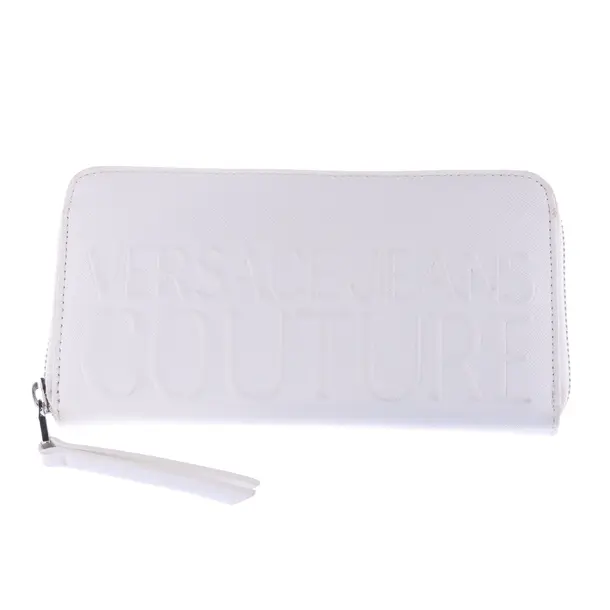 Geldbörse, in Beige, Leder, Versace Jeans Couture