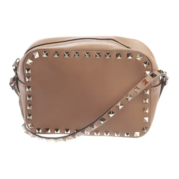 Shoulder Bag, in Light Brown, Leder, Valentino