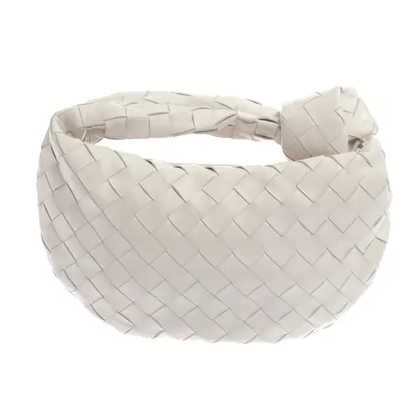 Handtasche, in Weiß, Leder, Bottega Veneta