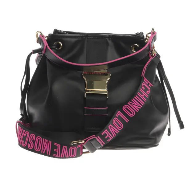 Handbag, in Black, Polyamide, Love Moschino