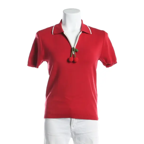 Polo Shirt, in Red, Cotton, Valentino