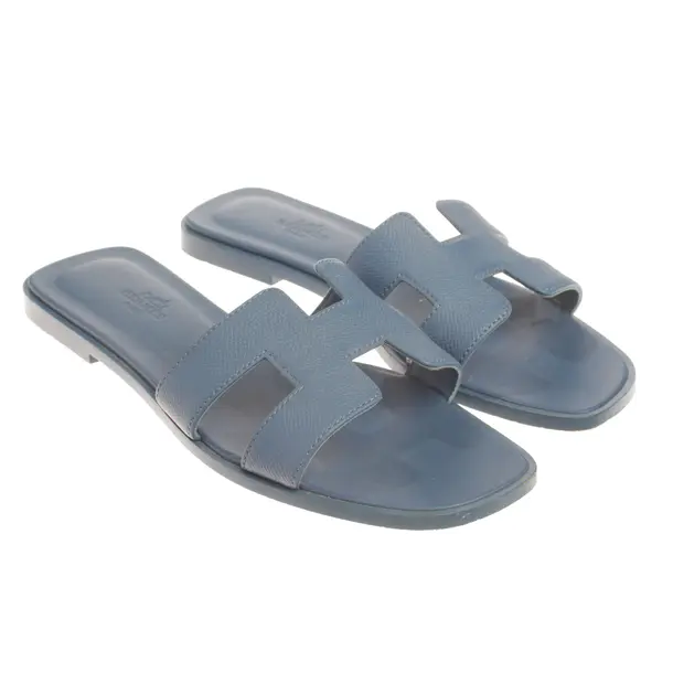 Sandals, in Blue, Hermès