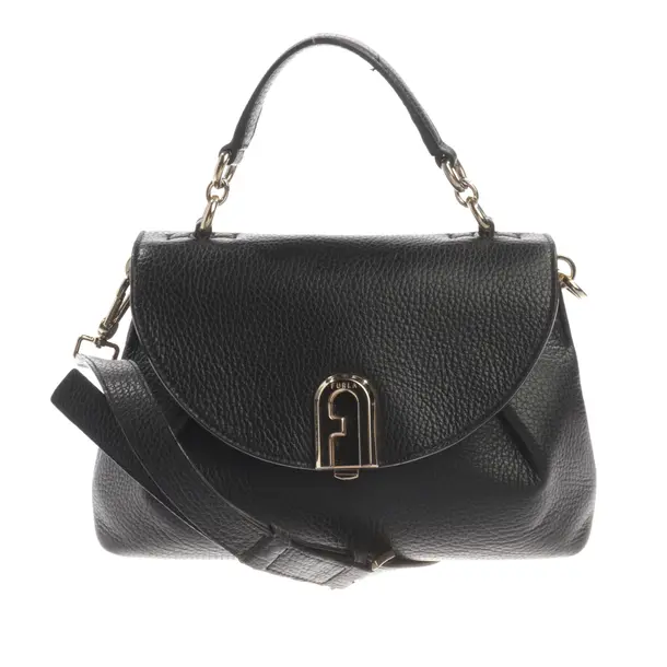 Handbag, in Black, Leather, Furla