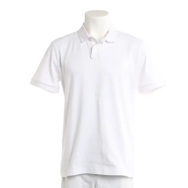 Poloshirt, in Weiß, Baumwolle, Hugo Boss Orange