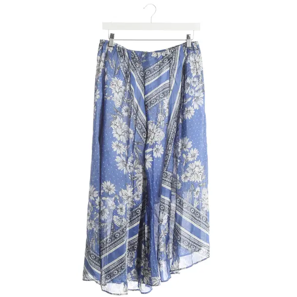 Skirt, in Blue, Linen, Sandro