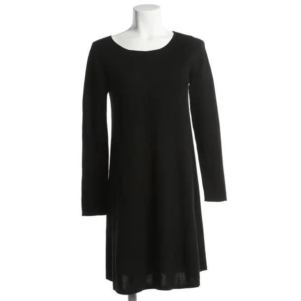 Dress, in Black, Wool, Repeat