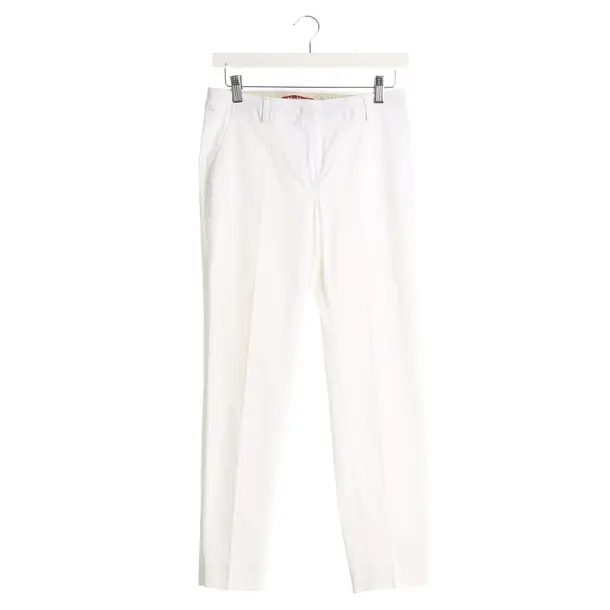 Pants, in White, Cotton, Max Mara