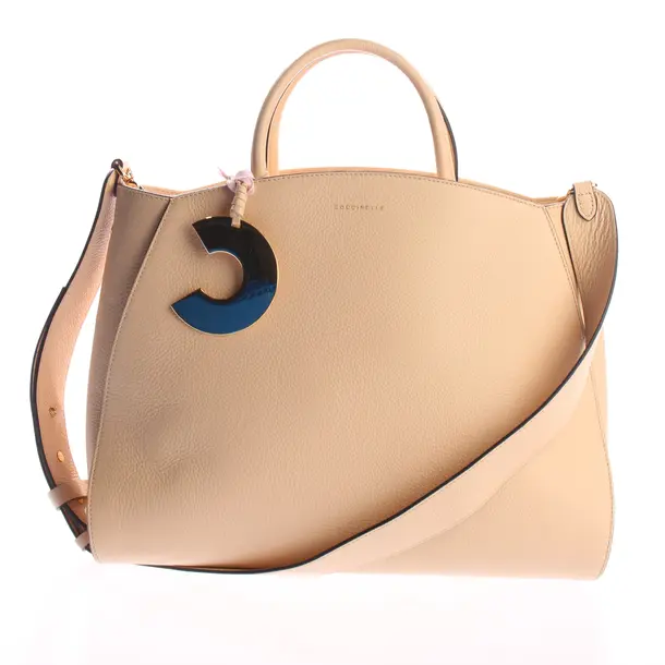 Handtasche, in Apricot, Leder, Coccinelle