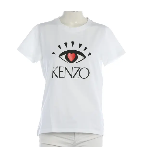 Shirt, in White, Cotton, Kenzo
