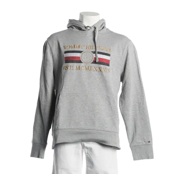 Felpa con cappuccio, in Grigio, Cotone, Tommy Hilfiger