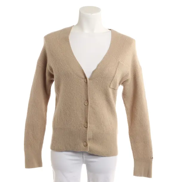 Strickjacke, in Hellbraun, Wolle, Tommy Hilfiger