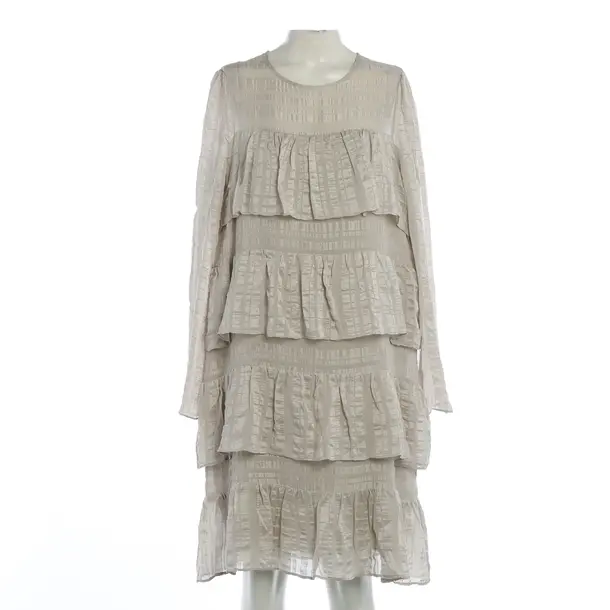 Dress, in Beige, Seide, By Malene Birger