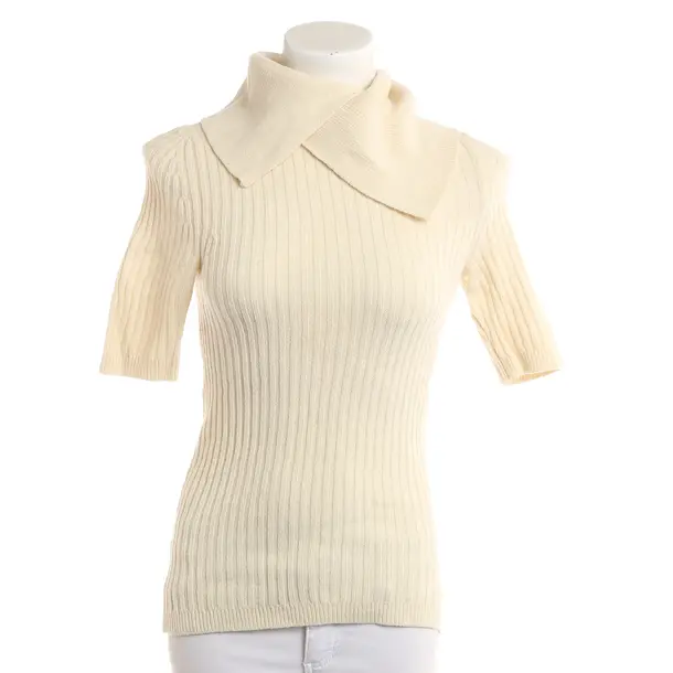 Shirt, in Cream, Wolle, Ganni
