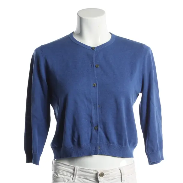 Cardigan, in Blue, Cotton, Repeat