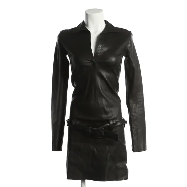 Dress, in Black, Leather, Jitrois