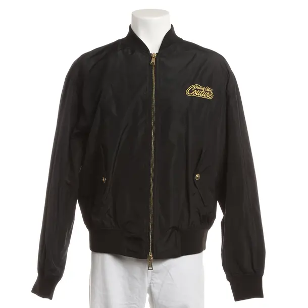 Bomber Jacket, in Black, Polyester, Versace Jeans Couture