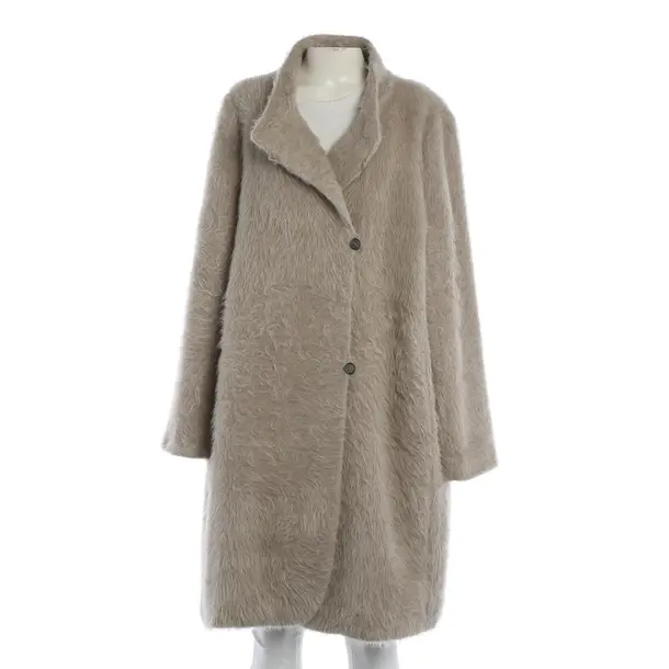 Mid-Season Coat, in Beige, Wool, Windsor