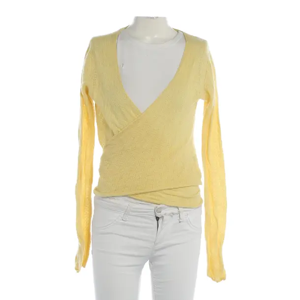 Strickjacke, in Gelb, Kaschmir, Rosa Cashmere