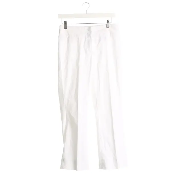 Pantaloni, in Bianco, Cotone, Seducente