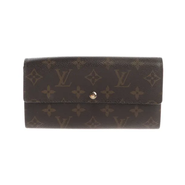 Wallet, in Brown, Leather, Louis Vuitton