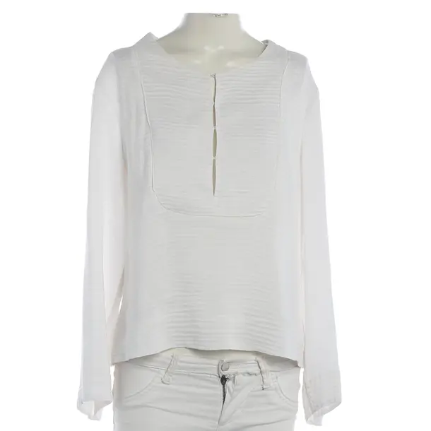 Blouse, in White, Cotton, Armani Collezioni