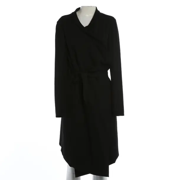 Mid-Season Coat, in Black, Wool, Helmut Lang