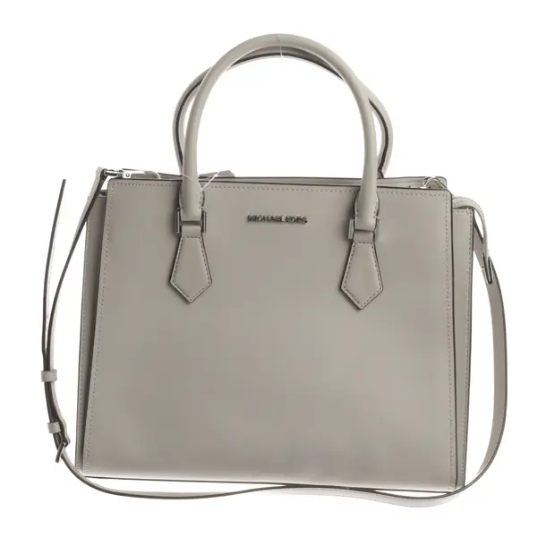 Handtasche, in Hellgrau, Leder, Michael Kors