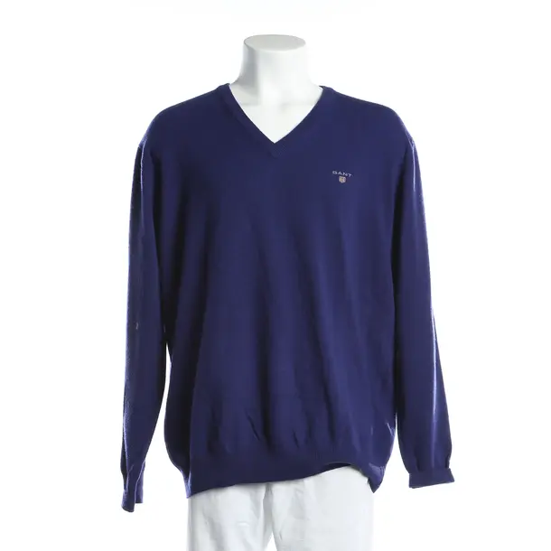 Jumper, in Navy, Wool, Gant