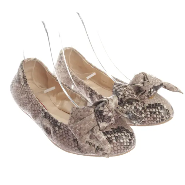 Ballet Flats, in Beige, Prada Linea Rossa