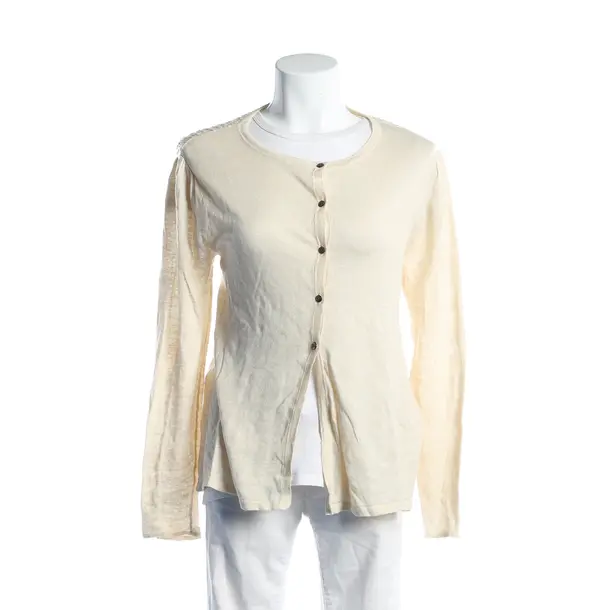 Cardigan, in Beige, Linen, Hemisphere