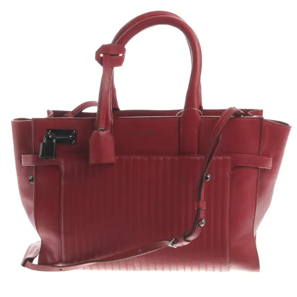 Handbag, in Red, Leather, Zadig & Voltaire