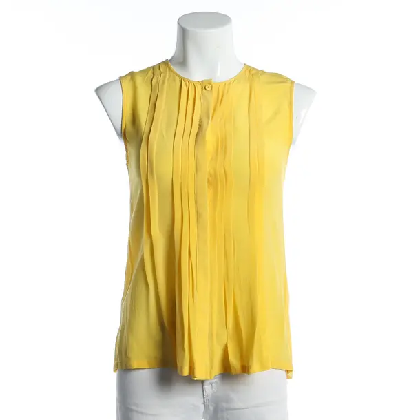 Top, in Gelb, Seide, Max Mara