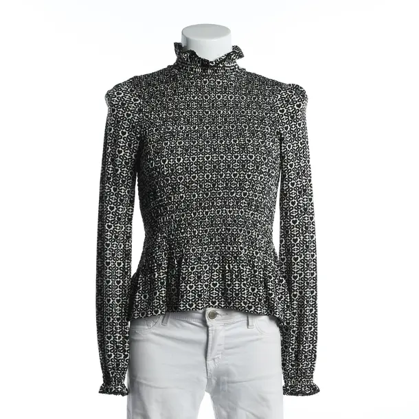 Bluse, in Schwarz, Viskose, Sandro