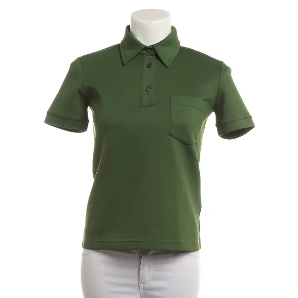 Shirt, in Green, Polyester, Prada Linea Rossa