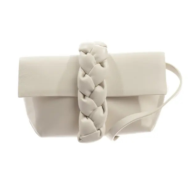 Shoulder Bag, in Beige, Leather, DeMellier