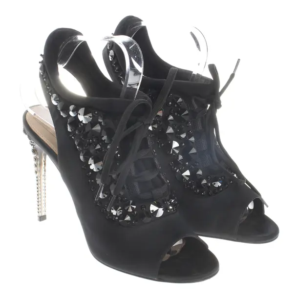 Heeled Sandals, in Black, Miu Miu