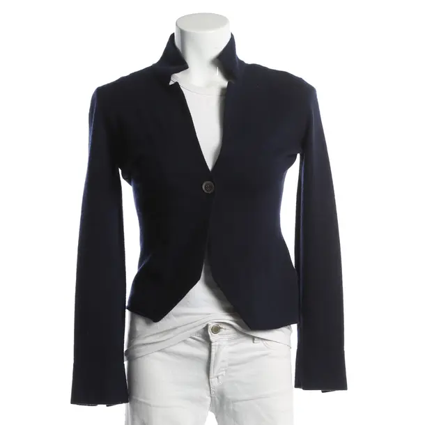 Strickjacke, in Navy, Wolle, Fabiana Filippi