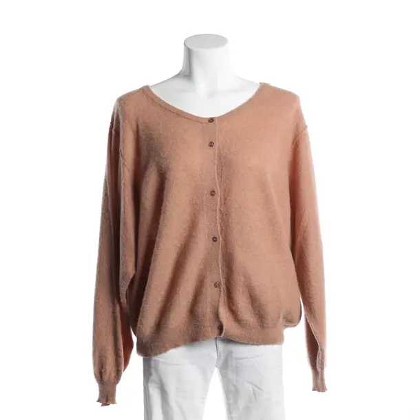 Cardigan, in Light Brown, Wool, American Vintage